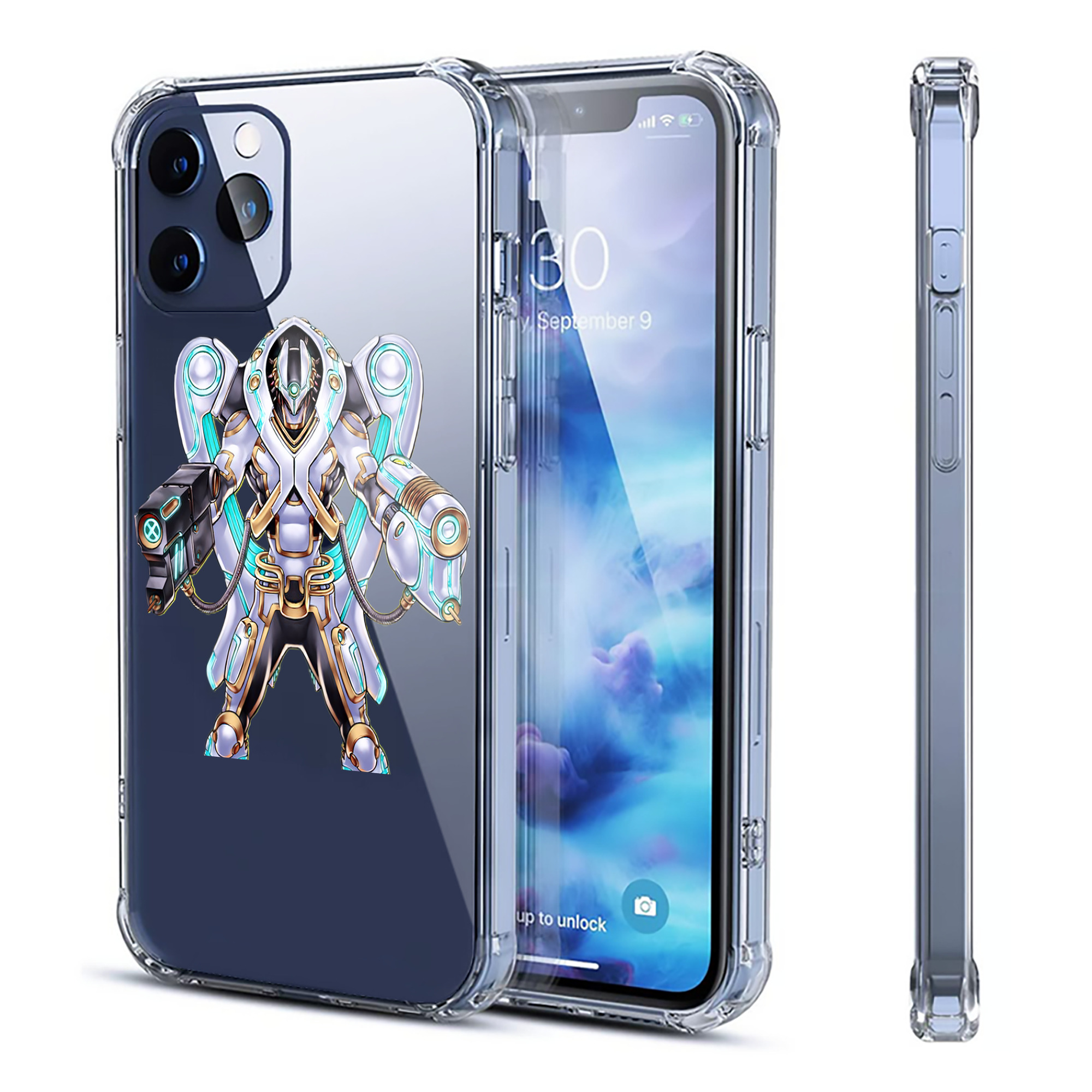 （画像用） 遊☆戯☆王 Yu-Gi-Oh! 【iPhone 12シリーズ対応】透明スマホケース（クリアソフトケース）